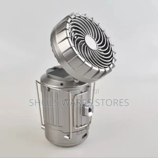 Big Solar Powered Fan and Lamp