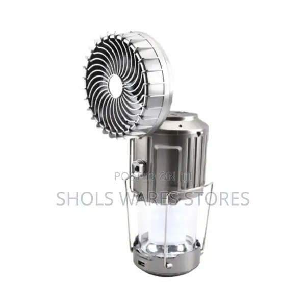 Big Solar Powered Fan and Lamp