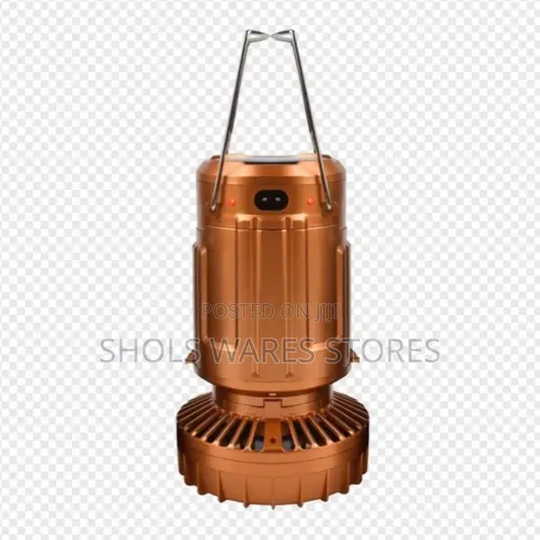 Big Solar Powered Fan and Lamp