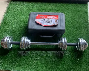 3 Ways Adjustable Chrome Set Dumbbell With Extension Bar