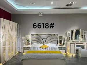 Quality Bed Frame With Mirror and Side Table