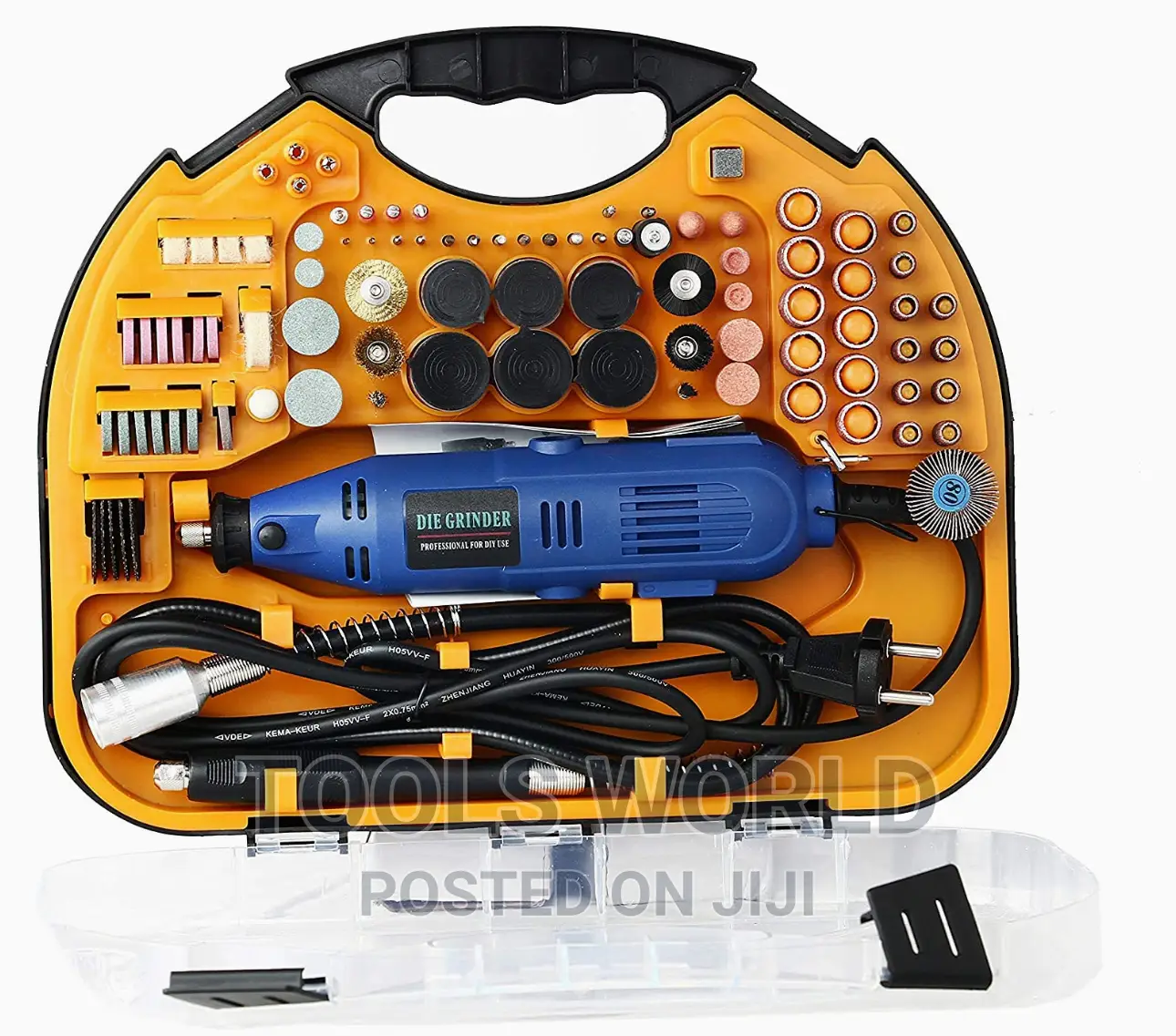Die Grinder Tool Kit With Multipro Keyless Chuck and Flex