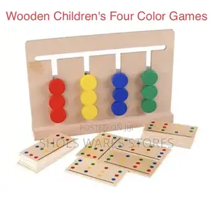 Wooden Children's Four Color Games