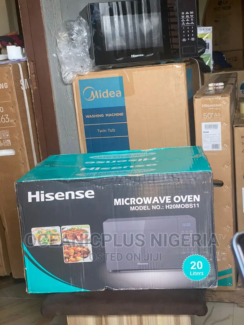 Neat Hisense 20L Microwave Oven - 2023 Model - H20MOBS11