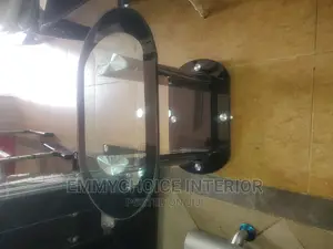 Glass Side Stool