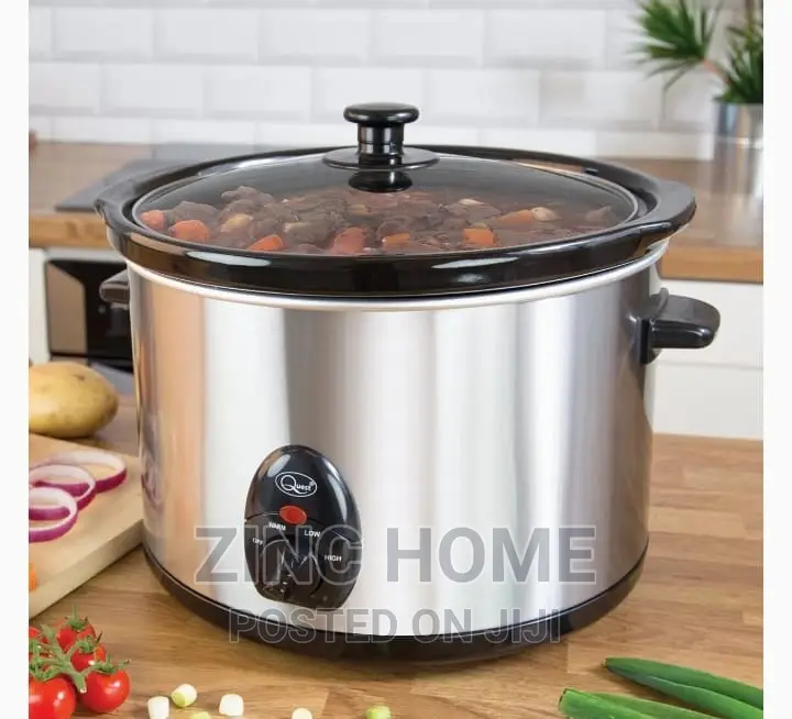 Quest Stainless Steel Slow Cooker - 5ltr