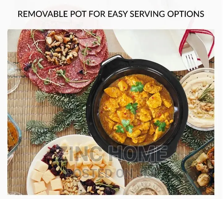 Quest Stainless Steel Slow Cooker - 5ltr
