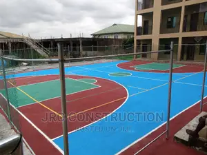 Construction of Basketball and Tennis Court