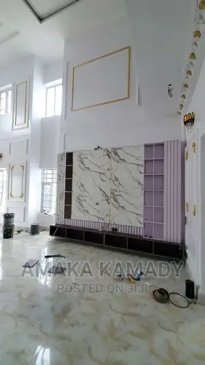 Tv Console and POP Wall Design