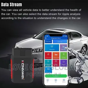 Konnwei KDIAG Bluetooth Potable Car Scanner Scan Clear Code