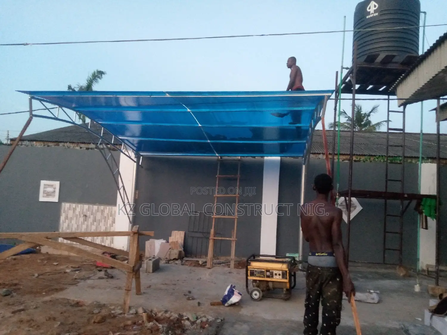 Car Port With Danpalon