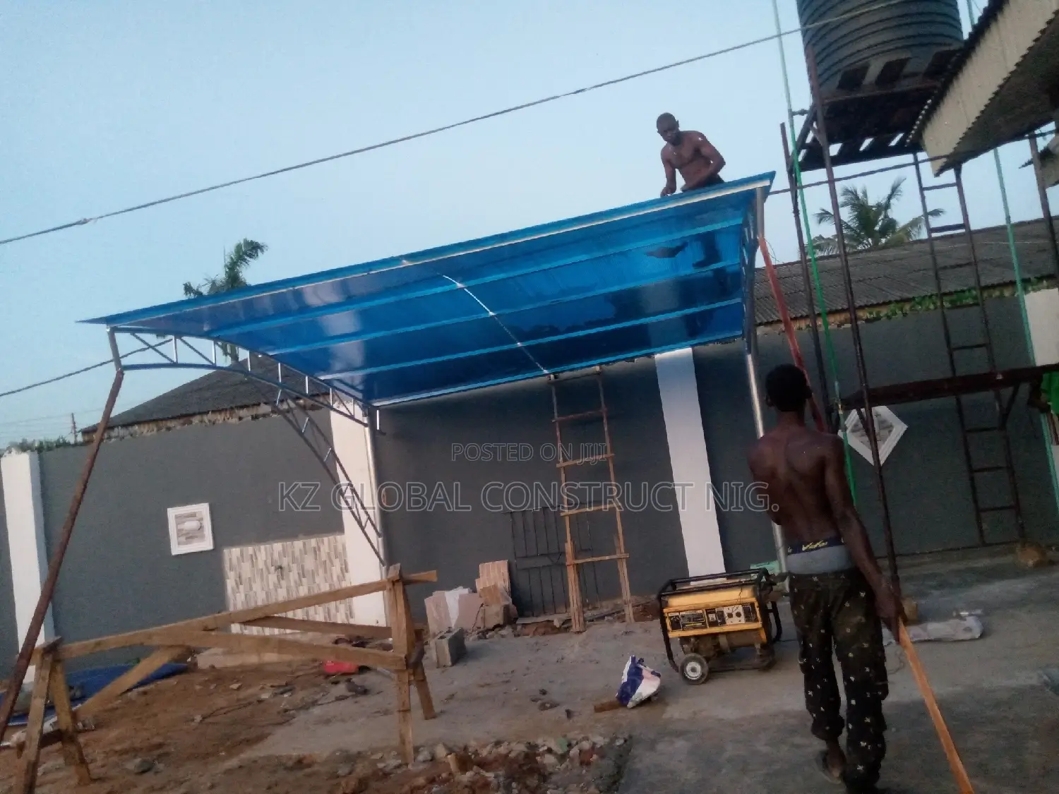 Car Port With Danpalon