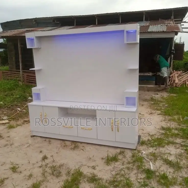 Exquisite Tv Console With Lightning