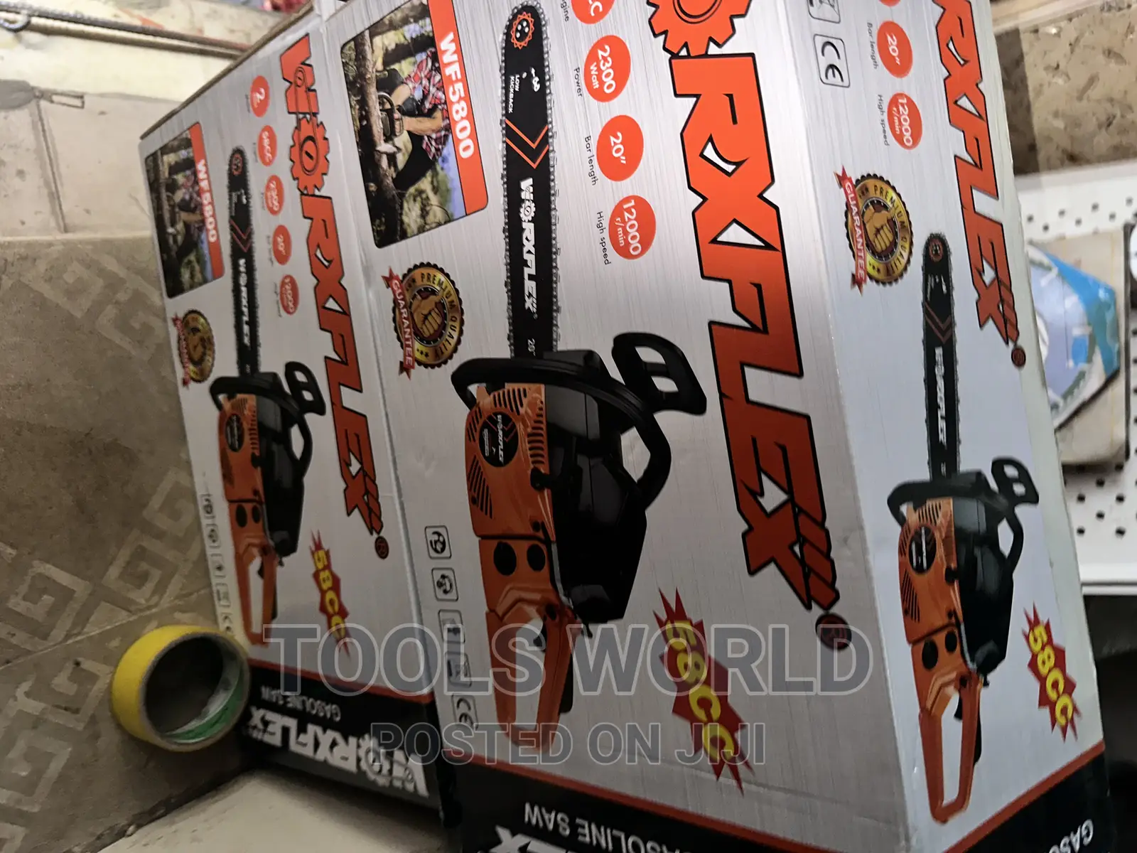Gasoline Chain Saw Machine 52cc 20”