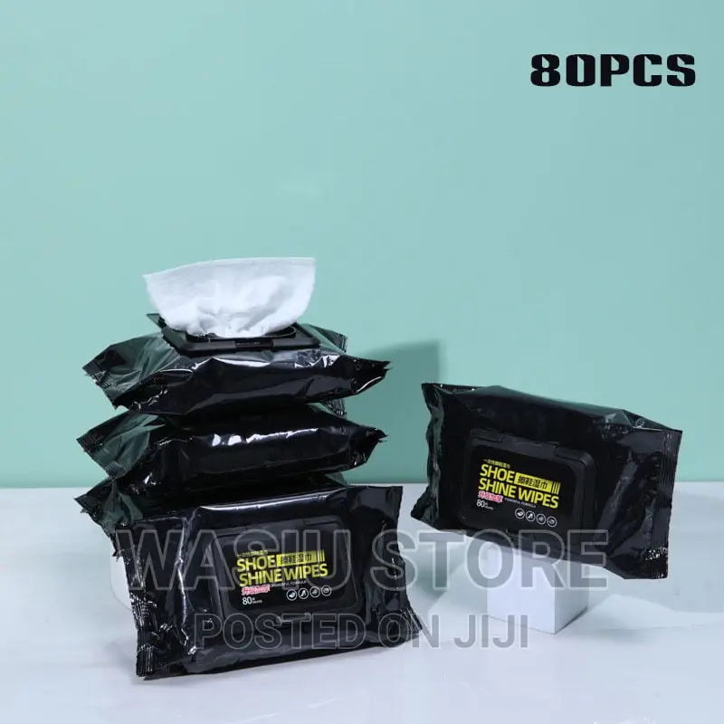 Quick Shoe Shine Wipes 80 Pieces