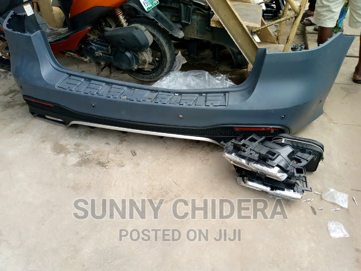 GLE Back Bumper Complete