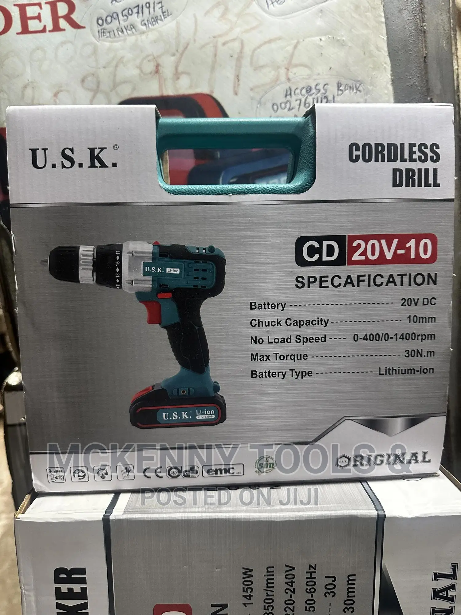Maxmech 20v Cordless Drill