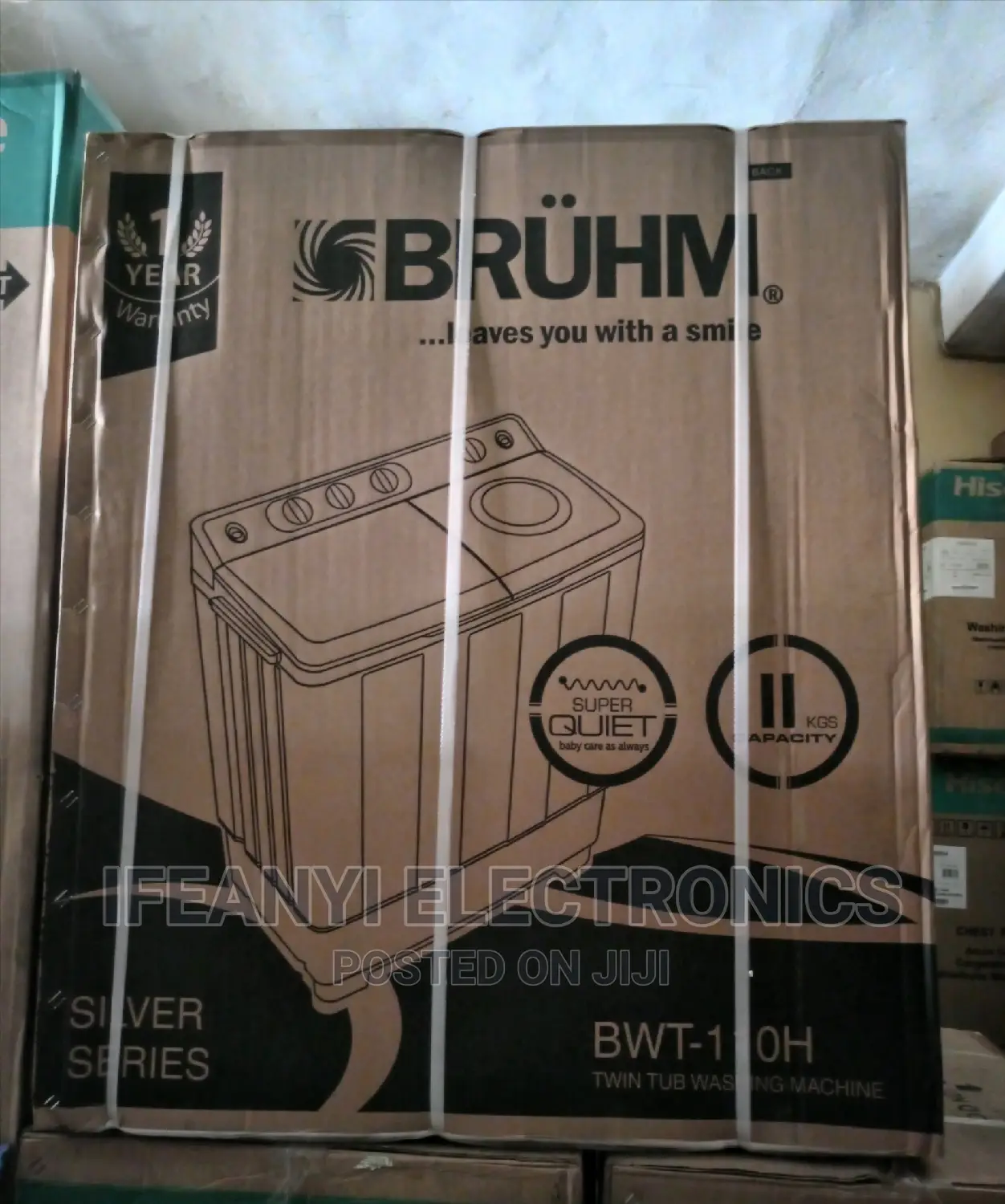 Bruhm Washing Machine BWT 110h 11kg