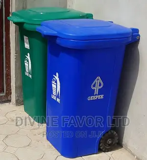 Geepee 240 Litres Waste Bin With Wheels