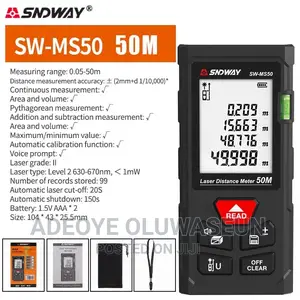 50m SNDWAY Laser Distance Meter