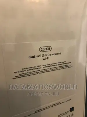 New Apple iPad mini Wi-Fi 256 GB Silver
