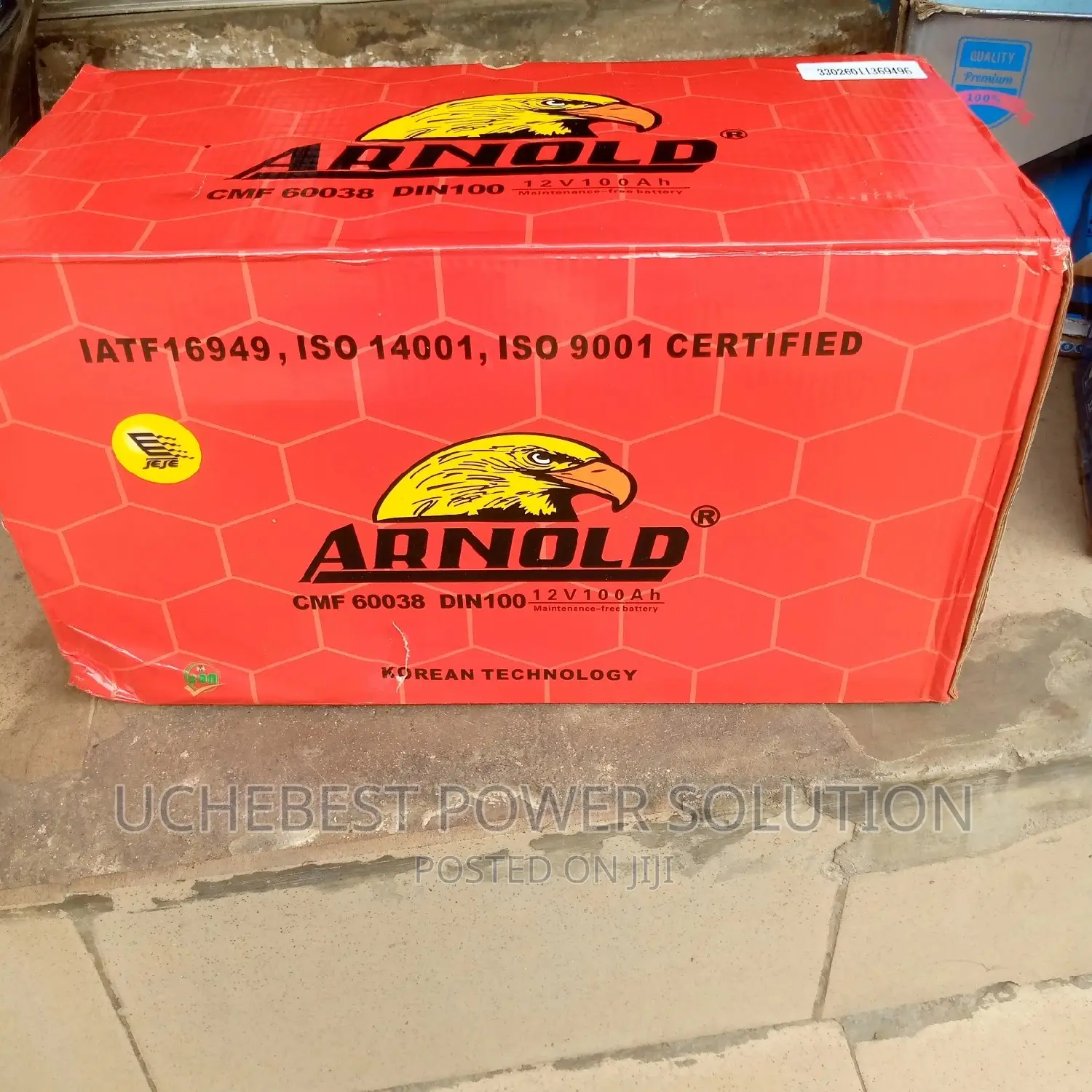 12v/100ah Arnold Calcium Battery