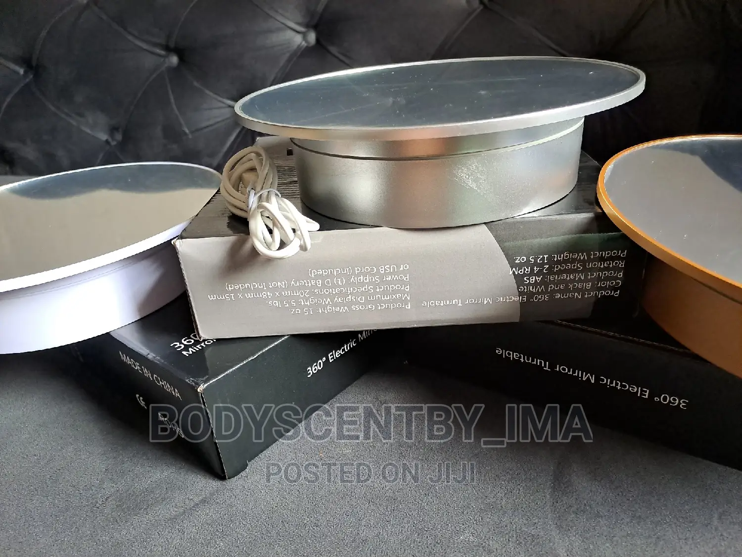 360 Electric Mirror Turntable