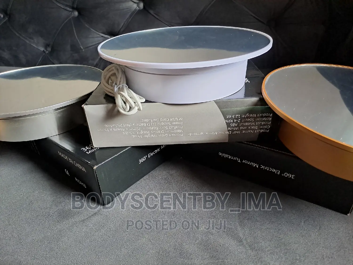 360 Electric Mirror Turntable
