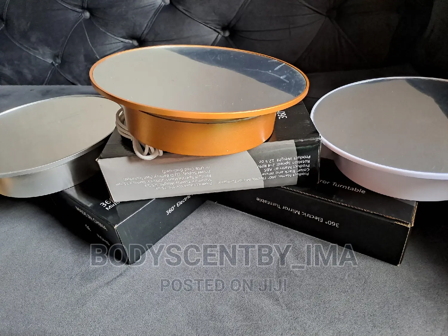360 Electric Mirror Turntable