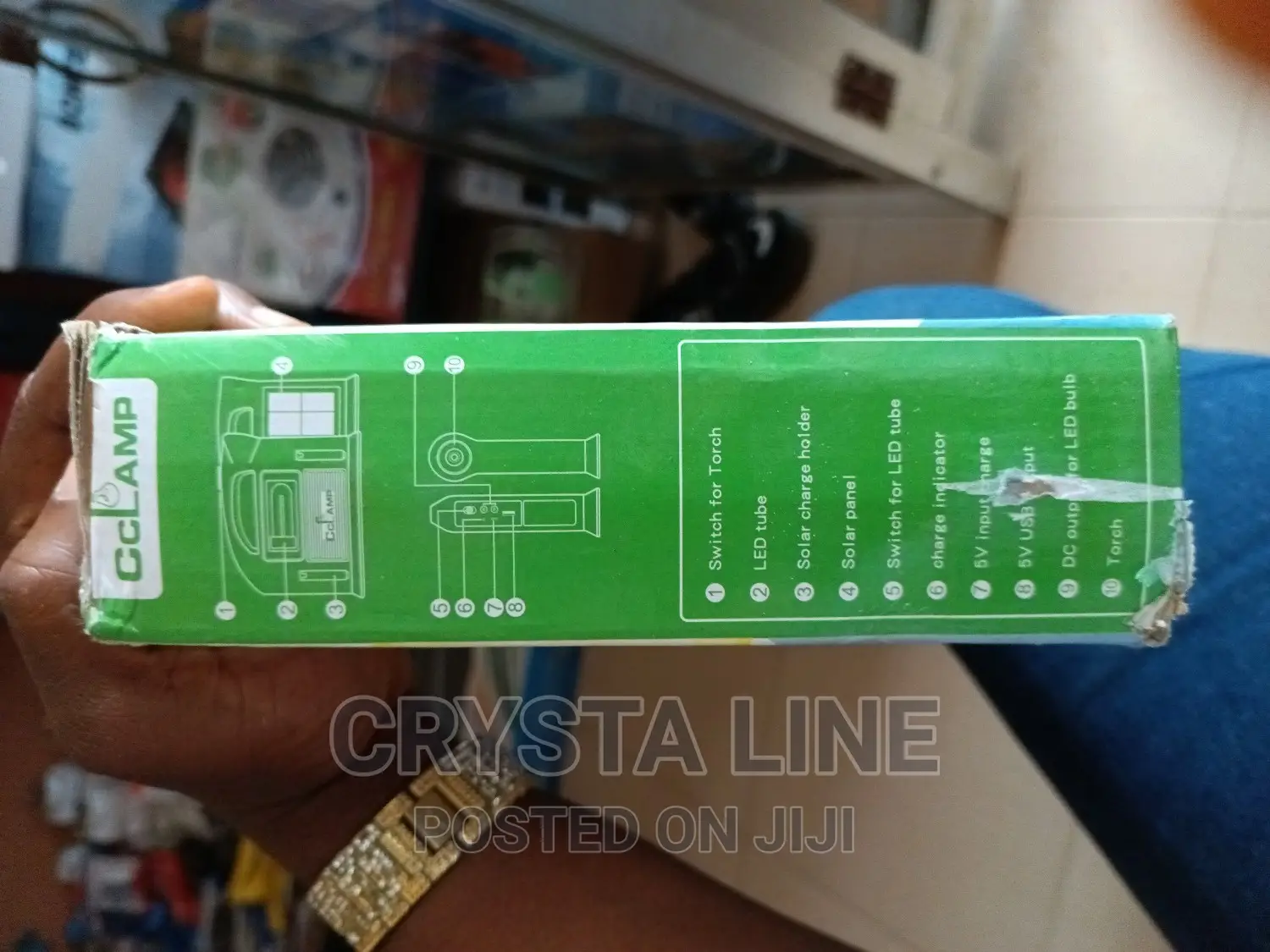 Cclamp Solar Light