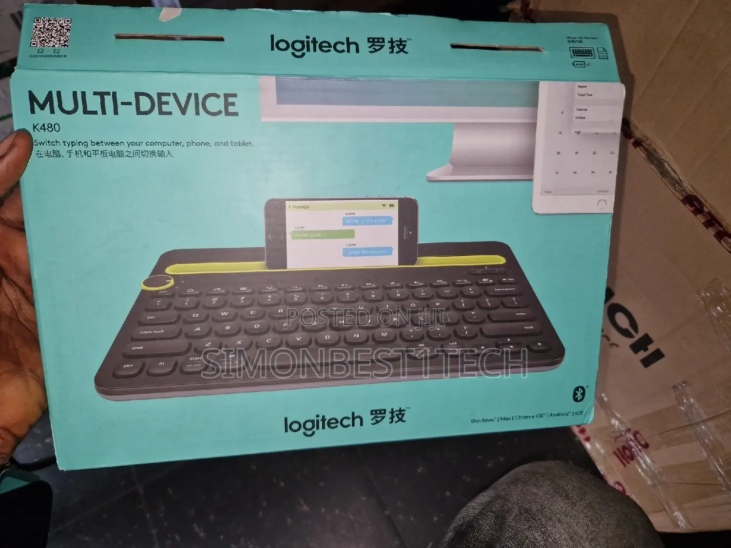 K480 Multi Device Logitech Bluetooth Portable Keyboard.