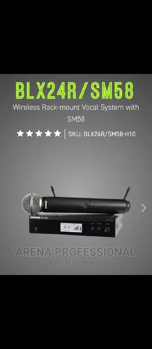 Shure Blx24r/Sm58 Wireless Microphone