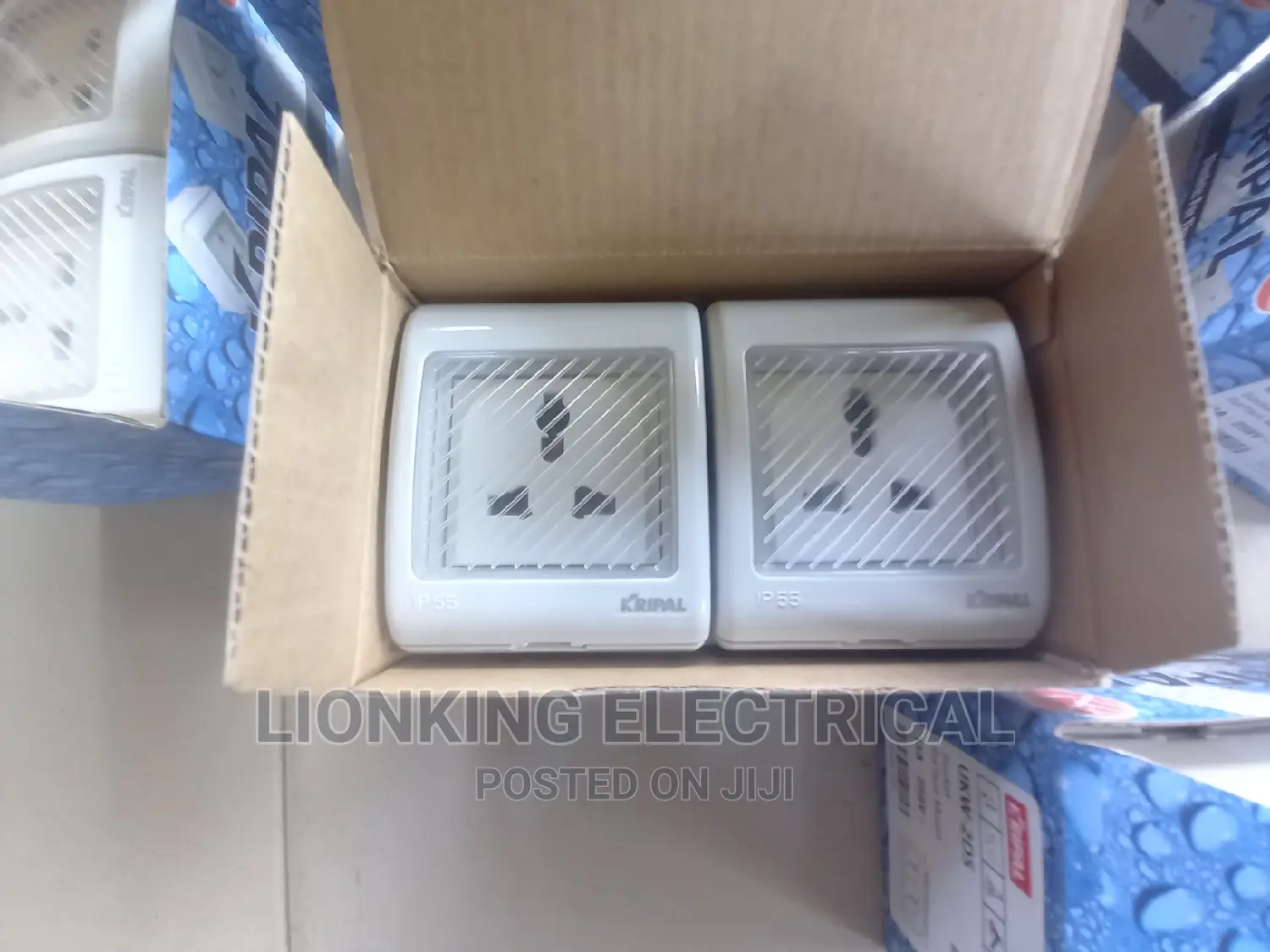Waterproof Sockets 13amps Double