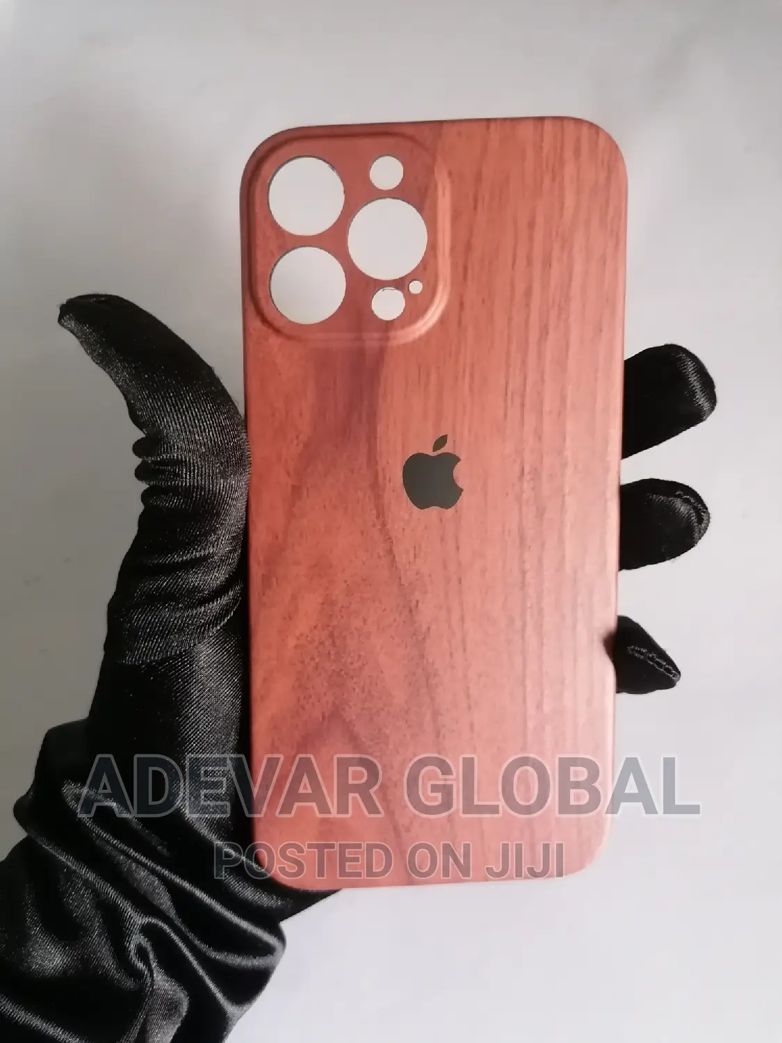 iPhone 13 Pro Max Wooden Back Case Pouch