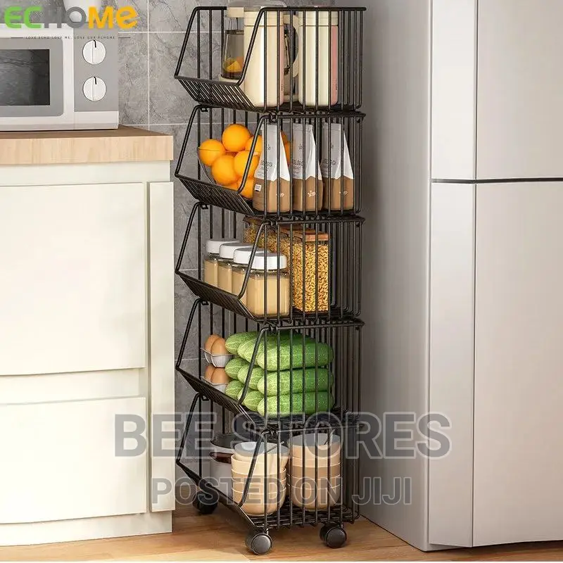 5 Layer Trolley Storage Basket