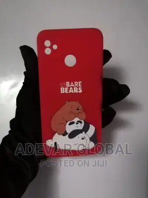 Tecno Pop 5 Case Bears Silicone Phone Cover Pouch