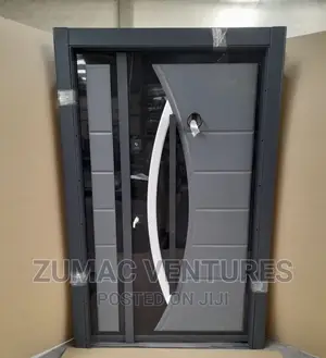 Black/Gray Color Turkish Main Entrance Door