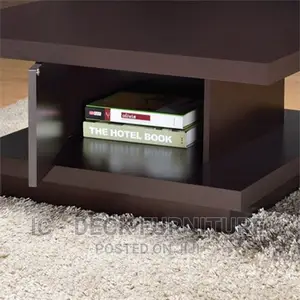 Tbl29 Contempt 30" Square Pedestal Coffee Table W/ Storage