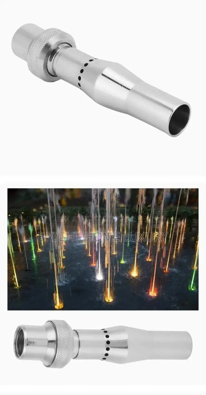 1" Bubbling Fountain Nozzle, Fountain Pond Sprinkler Head in Mushin