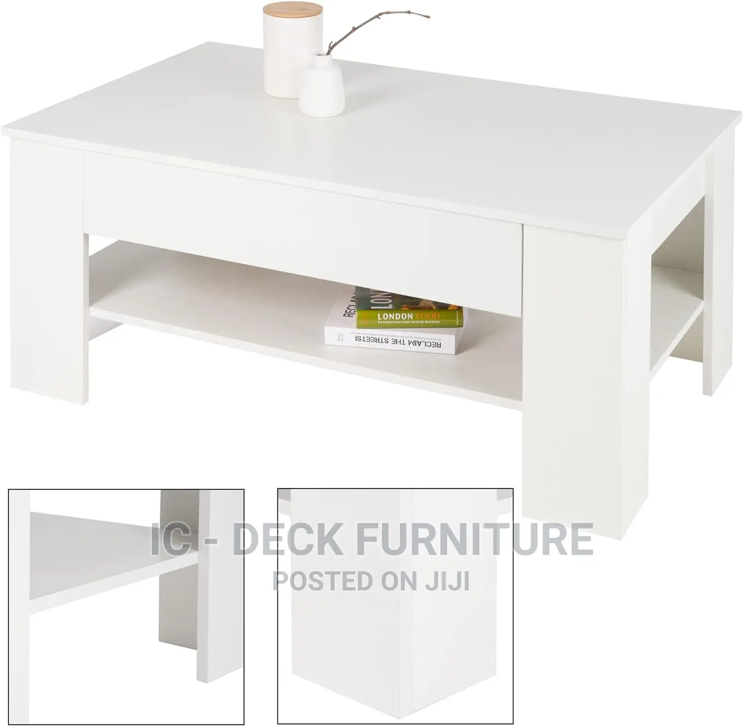 TBL32 Spacious Sofa Table W/ Drawer and Shelf
