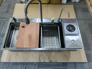Kitchen Sink With 2 Tap and Cupwasher