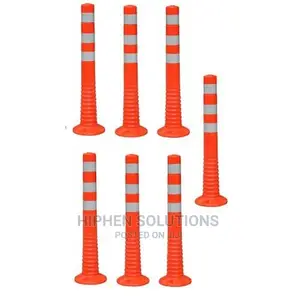 Surface Mount Delineator Reflective Warning Post - 7 Pieces