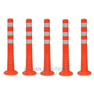 Surface Mount Delineator Reflective Warning Post - 5 Pieces