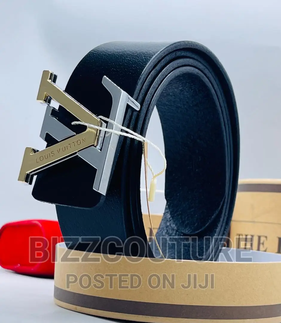 Original Louis Vuitton Leather Belts Available in Store
