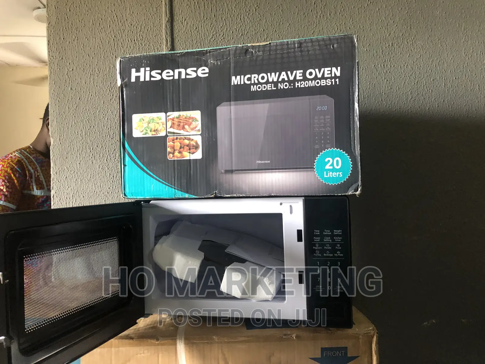 Hisense Microwave 20 Litres Black -(H20mobs11)