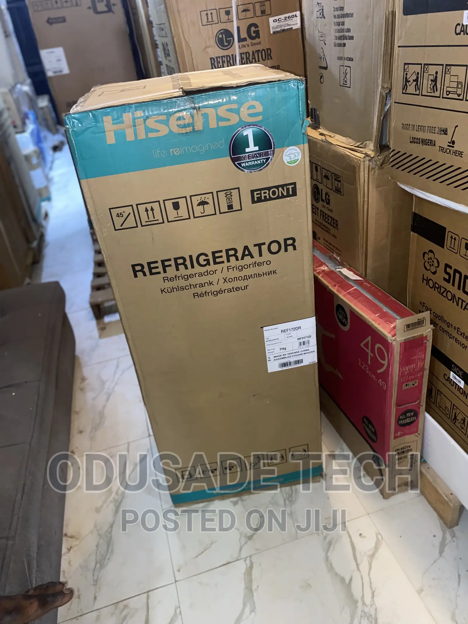 Brand New Hisense Ref 172dr Top Freezer Refrigerator