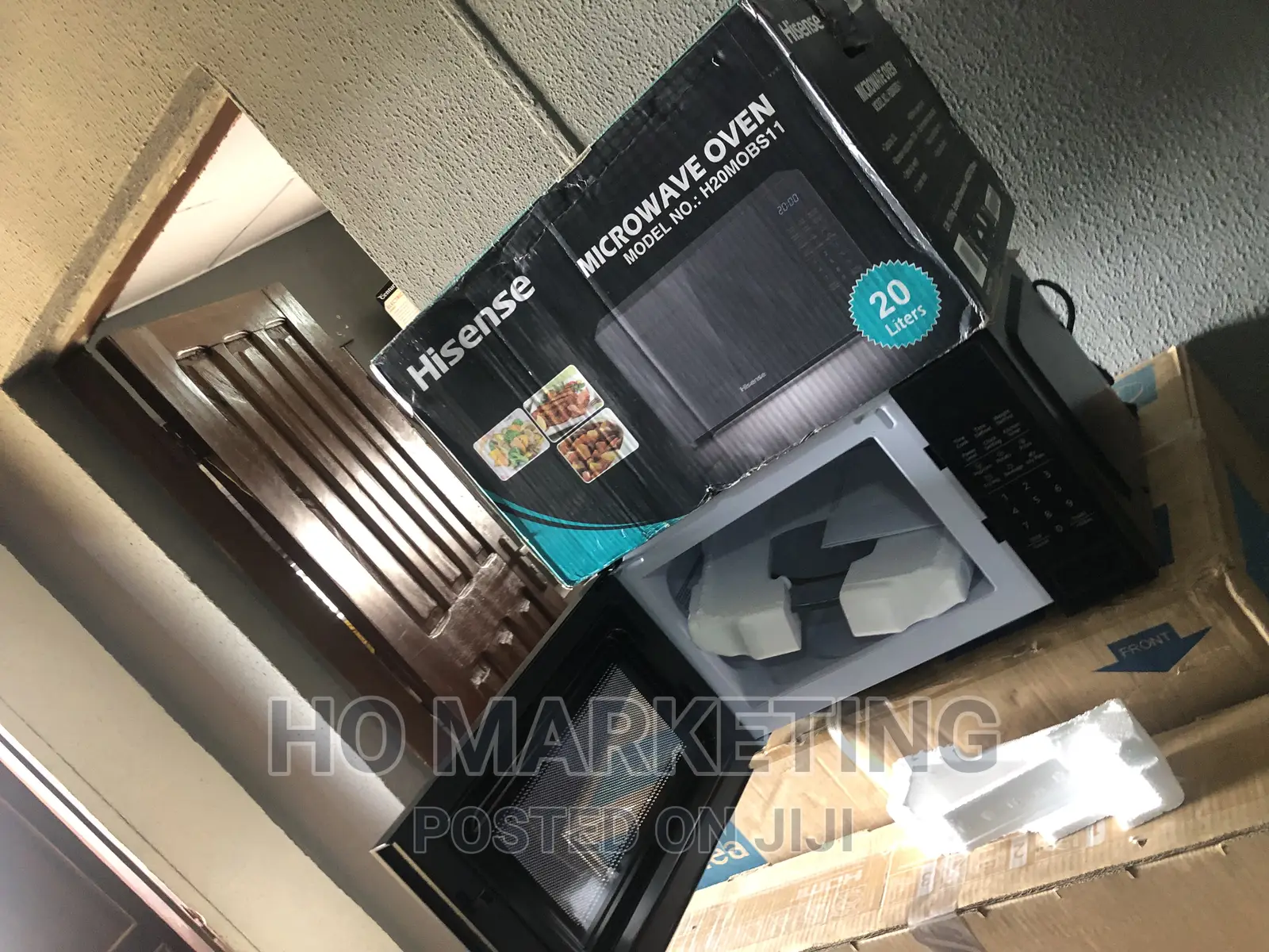 Black Manual 20l Hisense Microwave