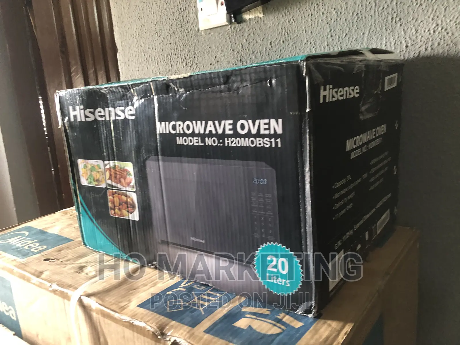 Black Manual 20l Hisense Microwave