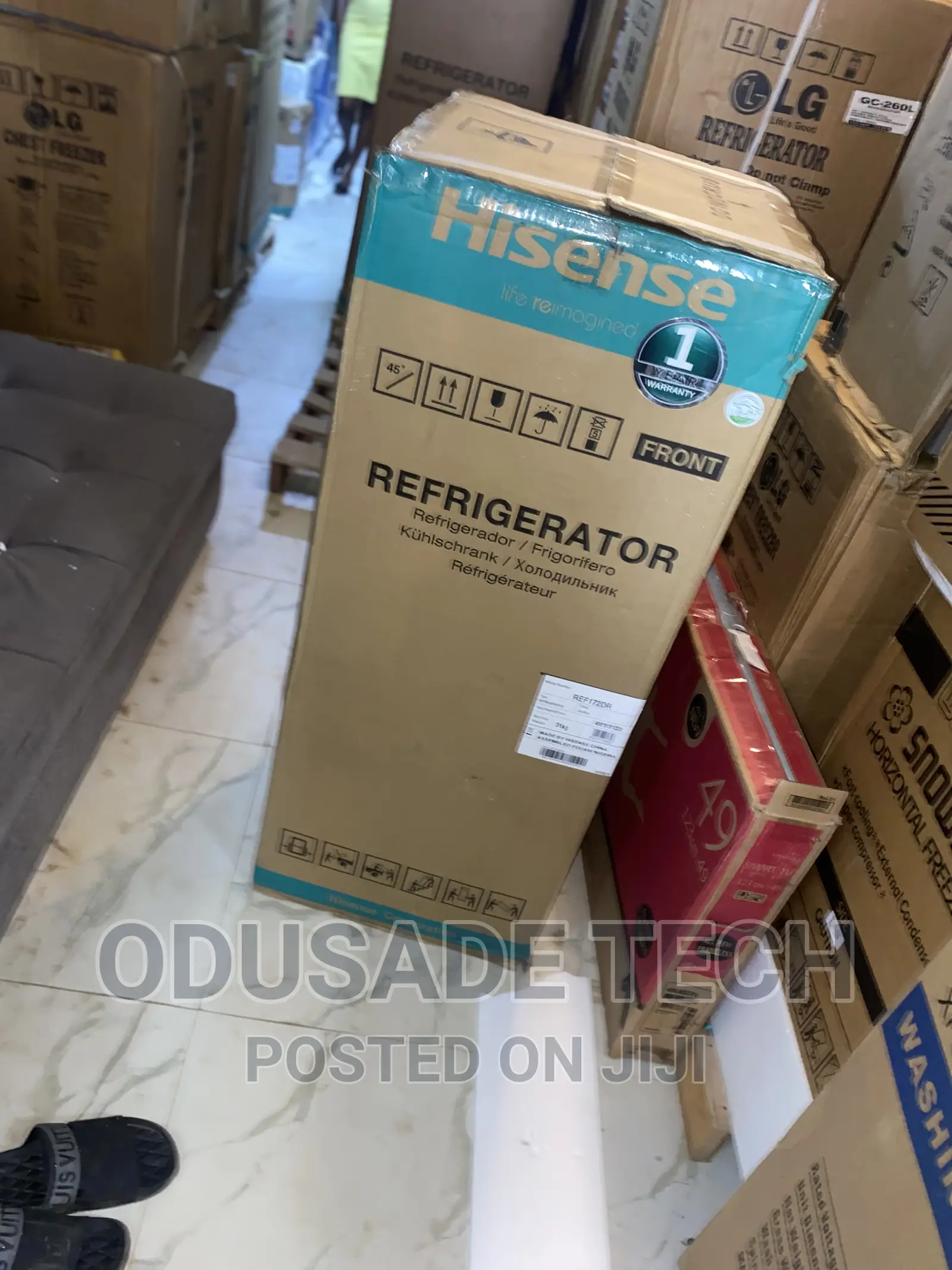 Ref 172dr Top Freezer Hisense Refrigerator