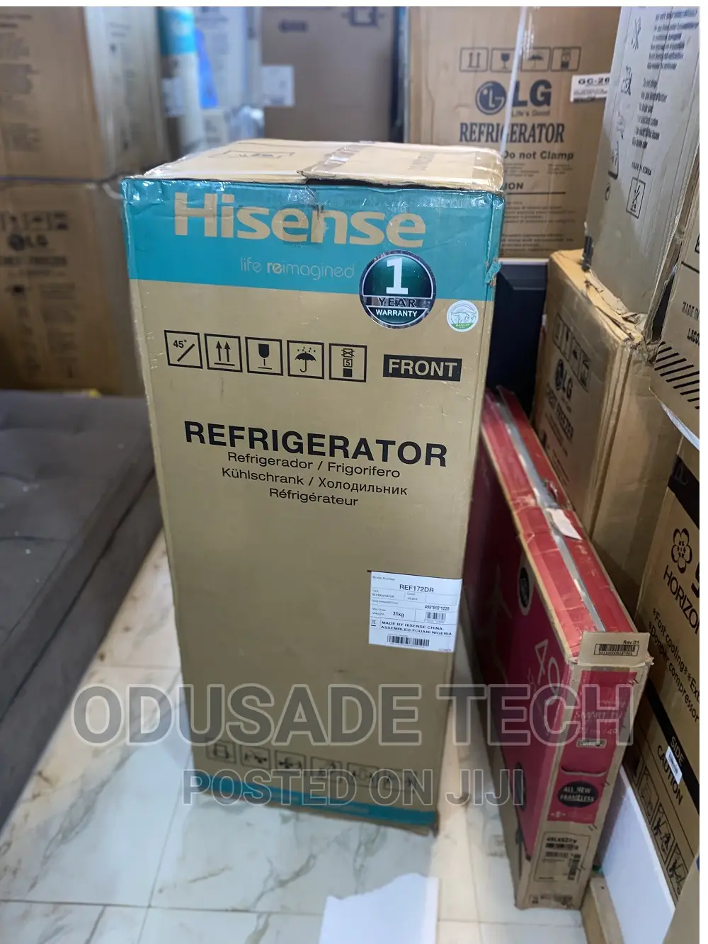 Hisense Ref 172dr Top Freezer Refrigerator [124L]